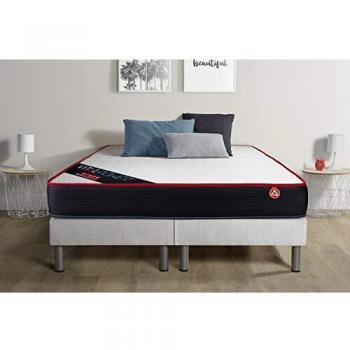 Ensemble VITALPOWER 160 x 200 cm avec sommier blanc