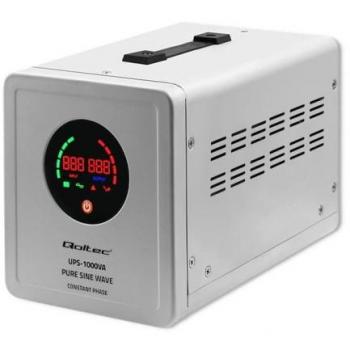 QOLTEC Pure Sine Wave UPS 1000VA for Sensitive Electronics