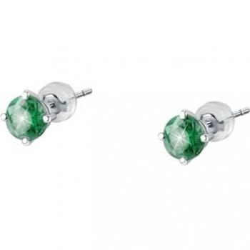 CHRIST Ohrstecker 585er Weißgold mit 2 Smaragden 1 ct Damen