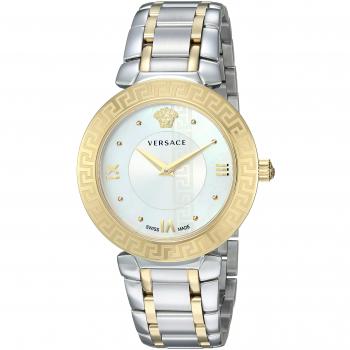 Versace Damen Armbanduhr V16060017 – Daphnis‑Serie, 35 mm, 3ATM, Quarz