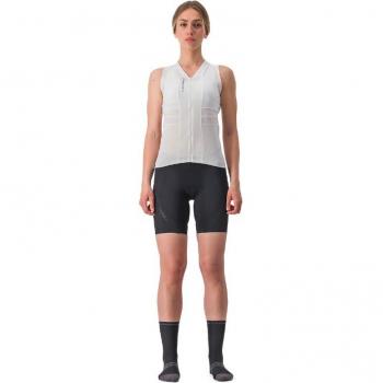 Damen Trikot Castelli Anima 4 (ärmellos) – Elfenbein, XS