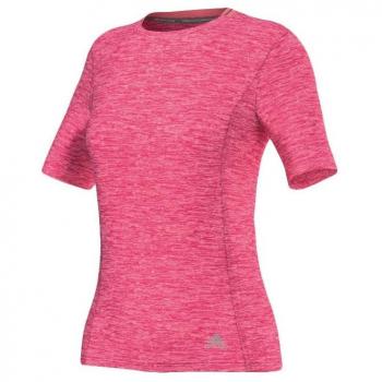 Chemise à manches courtes Adidas Supernova rose féminin