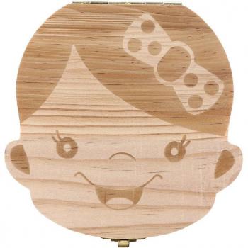 Houten Melktanden Organizer voor Kinderen