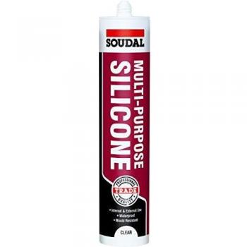 SOUDAL MPSC Silicone Sealant, Clear