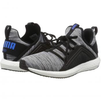 Puma Mega NRGY Heather Knit Jr. Schuhe – Schwarzes/Indigo Bunting Design – EU 38,5
