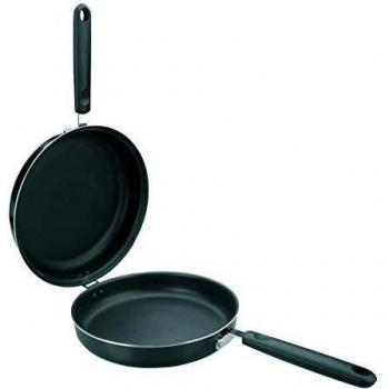 Caja de 6 uds de Sartén Doble Para Tortillas Aluminio Indubasic 14 cm