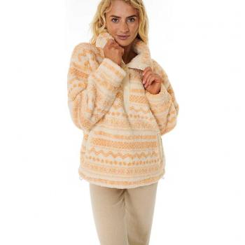 Jaqueta Laranja e Branca Rip Curl Anti Series Anoeta Classic Feminina