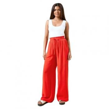 Dorothy Perkins Petite Orange Woven Trousers – 10