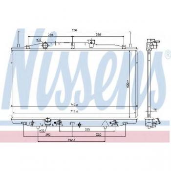 Radiateur de moteur NISSENS 69475 – Accord 7 Limousine