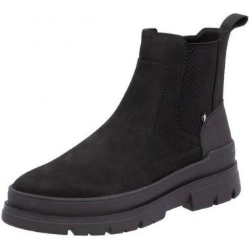 Rieker EVOLUTION Chelseaboots Herren Gr. 41 Schwarz Leder Schlupfboot mit praktischem Innenreißverschluss