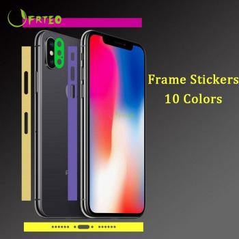 Bunte Schutzfolie für iPhone X und XS