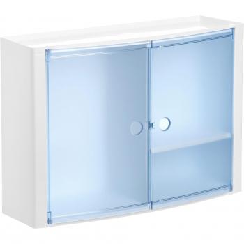 Tatay 4480200 rangement compact en plastique bleu translucide
