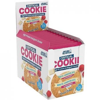 High‑Protein Critical Cookie Pack – 12 × 85 g, White Chocolate & Raspberry Flavor