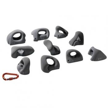 Entre Prises Klettergriffe 10×PE Jugs XL – Grau