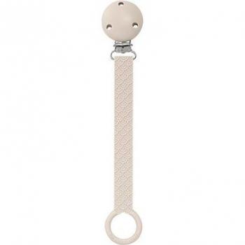 Silikon‑Schnullerkette Cotton Cloud – Sand