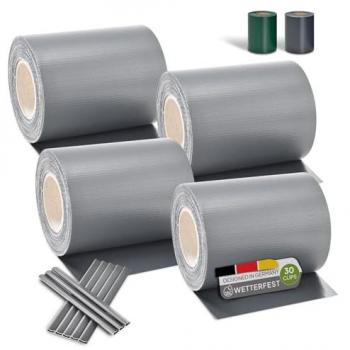 Volets acoustiques en PVC clair (lot de 4 éléments)