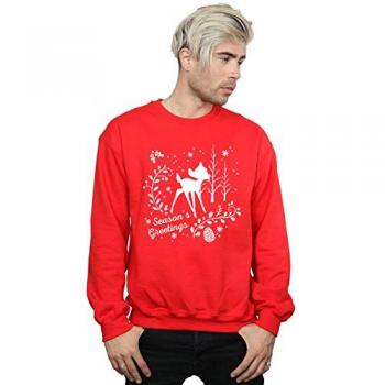 Christmas Bambi Classic Sweatshirt – Red XL