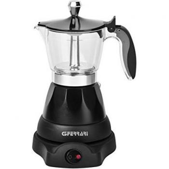 G3Ferrari G10028 Cafetière électrique Moka pour café/expresso, style italien (noir)