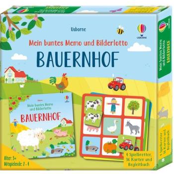 Mein buntes Memo und Bilderlotto: Bauernhof