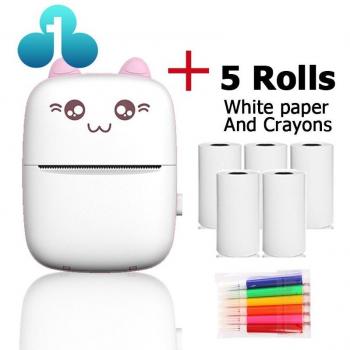 Portable Thermal Label Printer with USB
