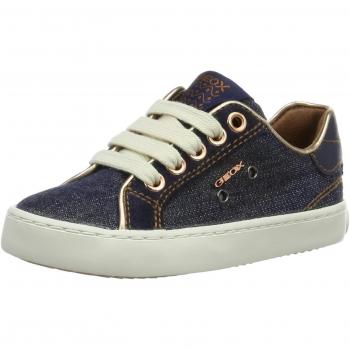 Geox Jr Kilwi Girl, Scarpe da Ginnastica Basse Bambina, Blu