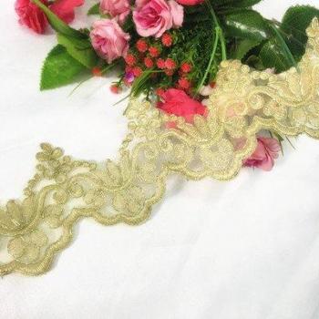 Wedding Sequin Lace Decal 10cm x 90cm