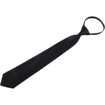Cravate personnalisée noire pour gentleman