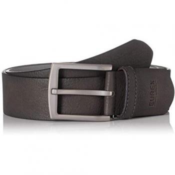 Ceinture en Cuir Noir EUREX Taille 125