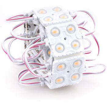 20pcs 5730 2835 SMD LED Module 4 LED 12V Waterproof IP65 for Signage/Advertising Backlighting Light Box Red Green