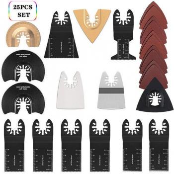 Accessoires multi-outils Dremel – Ensemble 25 pièces, lame universelle