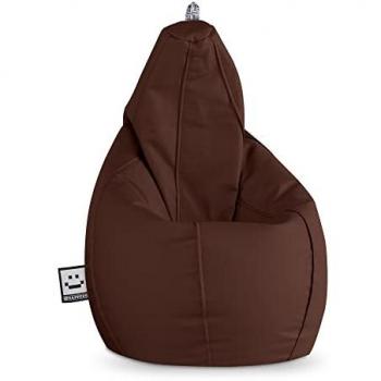 Puff Pera XXL Outdoor Polipiel Marrón Happers