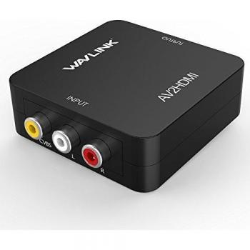 Wavlink Converter RCA‑HDMI 1080p per PC, Xbox, PS4, TV