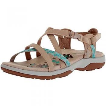 Skechers Reggae Slim Vacay, Sandalias Abiertas para Mujer, Color Beige