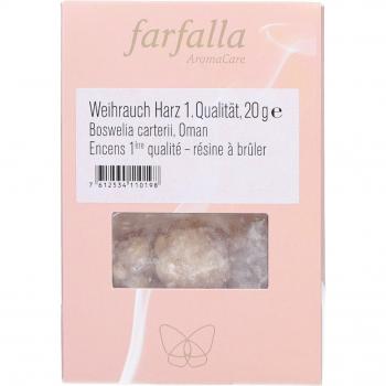 Farfalla Hochwertiger Weihrauch 20 g