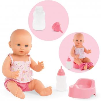 Baby‑Puppe Corolle FPK23 in rosa, 36 cm, inkl. Set