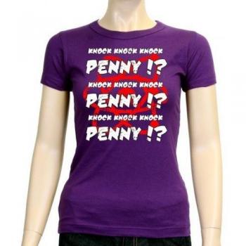 Penny’s Pop‑Culture Shirt – lila, L