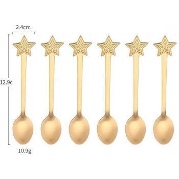 6 Pcs Mini Coffee Spoons