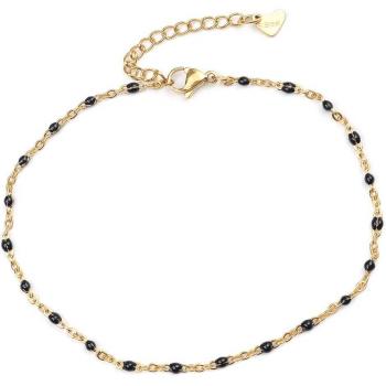 Tobillera de playa en acero inoxidable dorado, accesorio de verano