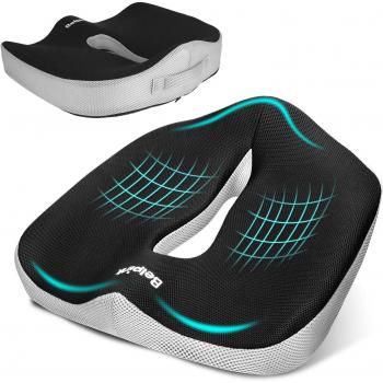 Steißbein Entlastungskissen Belpink – Ergonomisch, Schwarz