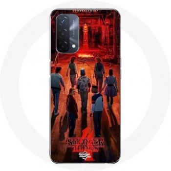 Coque souple noir Maniacase Oppo A93 5G – Stranger Things Saison 4