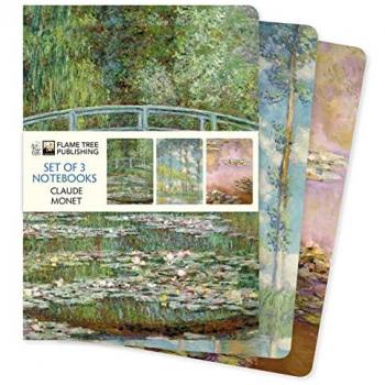 Claude Monet Set of 3 Standard Notebooks
