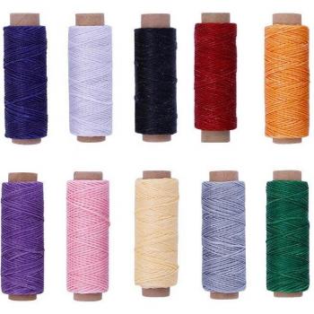 10PCS 150D 50m Wear-Resistant Waxed Thread for Sewing