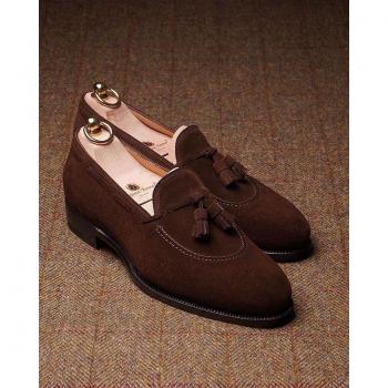 Low‑Heel Fringe Men’s Loafers