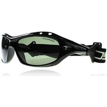 Dirty Dog 53397 Black Curl II Float Wrap Sunglasses Polarised