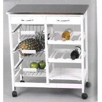 Carro de cocina multifuncional 76 x 37 x 67