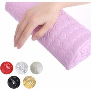 Porte-coussin à main en cuir PU souple, repose-bras en éponge, cœur d'amour