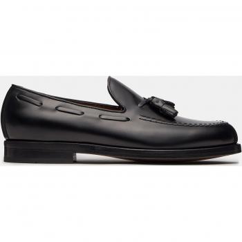 Lottusse Mocasines de Piel de Vacuno para Hombre con Borlas