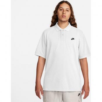 Nike Club Poloshirt Weiß Schwarz F100 L