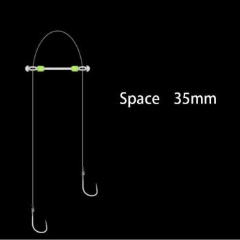 15pcs Silicone Double Hooks Fishing Line Swivel Tying Tool