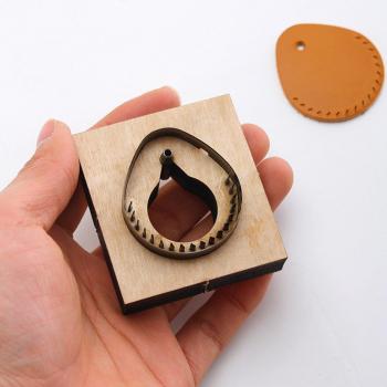 Kit de moulage en bois pour cuir et pochoirs d'accessoires
